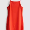 Squareneck mini dress