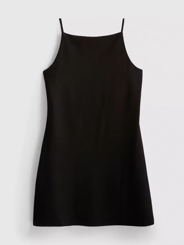 Squareneck mini dress