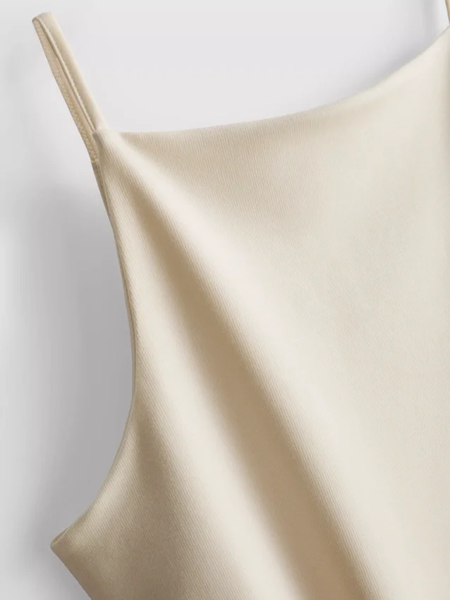Squareneck mini dress