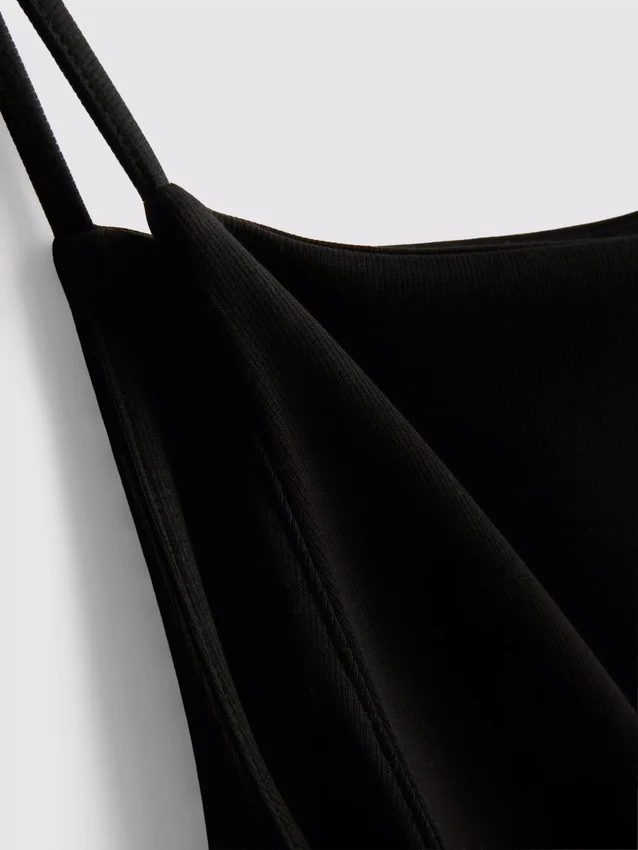 Squareneck mini dress