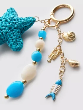 Starfish bag charm
