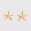 Starfish stud earrings