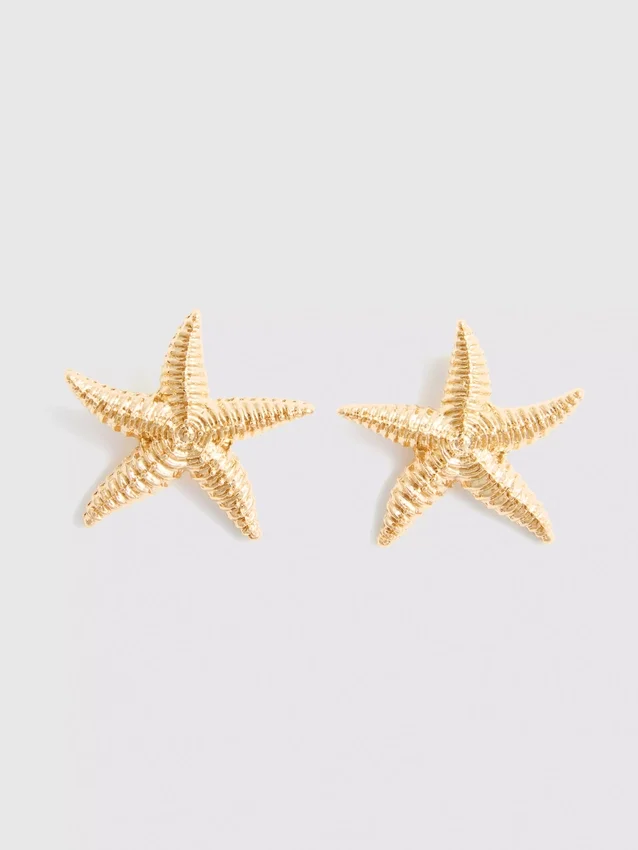 Starfish stud earrings