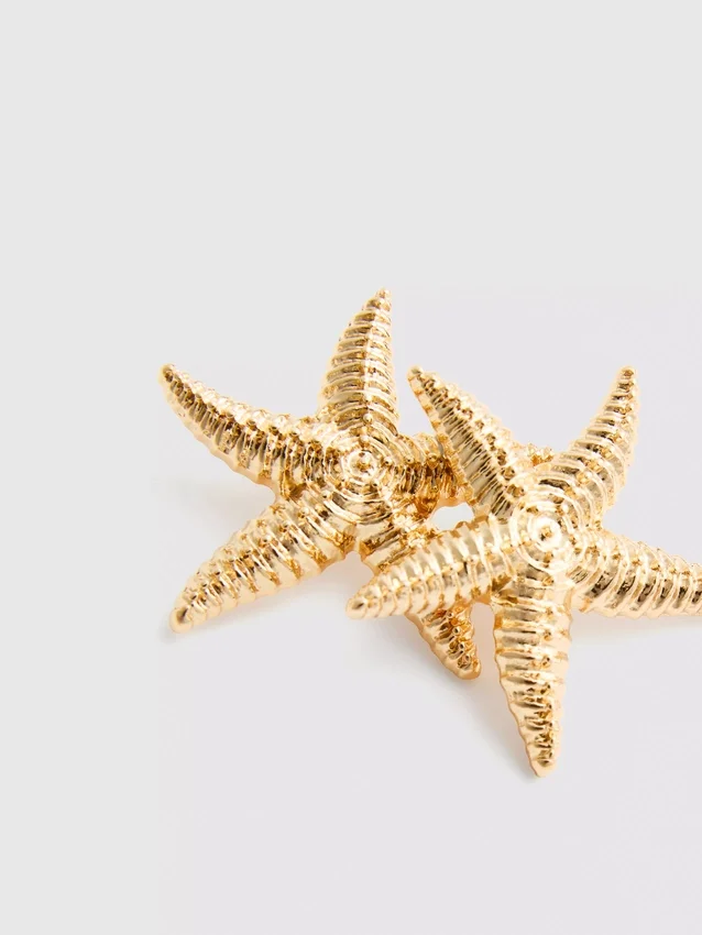 Starfish stud earrings