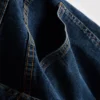 Straight fit denim shorts