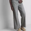 Straight-leg denim joggers