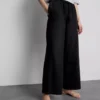 Straight-leg denim joggers