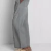 Straight-leg denim joggers
