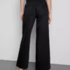 Straight-leg denim joggers