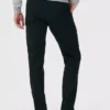 Straight leg twill pants
