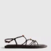 Strappy beaded sandals