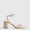 Strappy block heel sandals