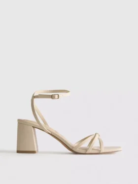 Strappy block heel sandals