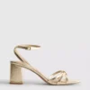 Strappy block heel sandals