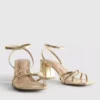 Strappy block heel sandals