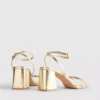 Strappy block heel sandals