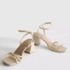 Strappy block heel sandals