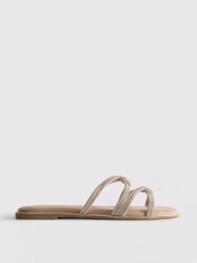 Strappy diamante sandals