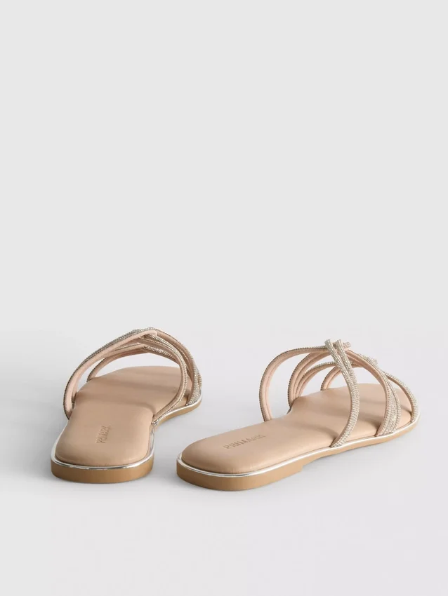 Strappy diamante sandals