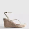 Strappy espadrille wedges