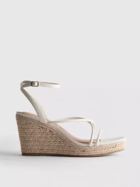 Strappy espadrille wedges