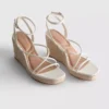 Strappy espadrille wedges