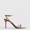 Strappy heeled sandals