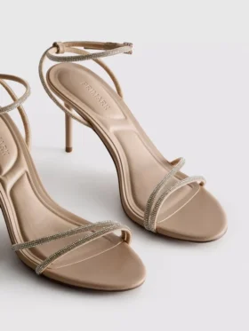 Strappy heeled sandals