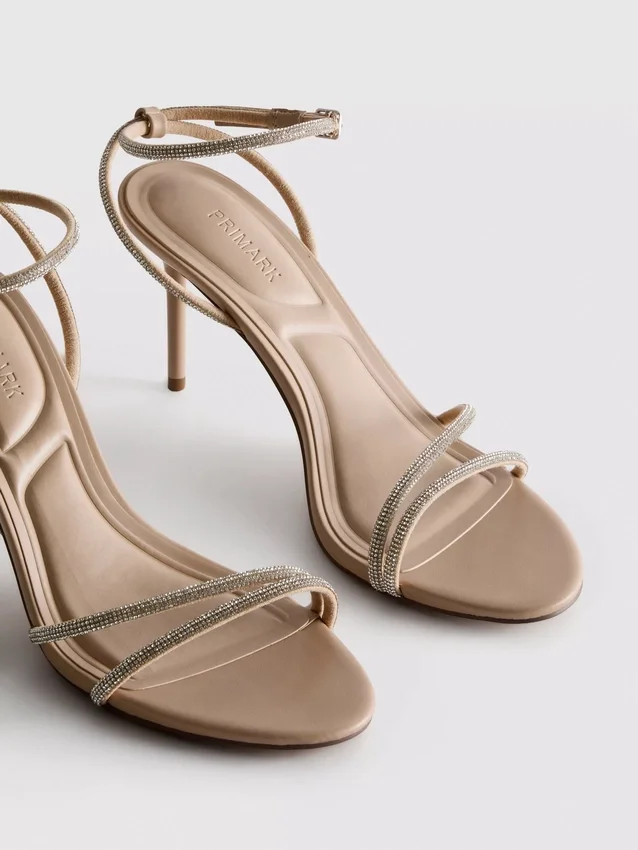 Strappy heeled sandals