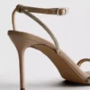Strappy heeled sandals