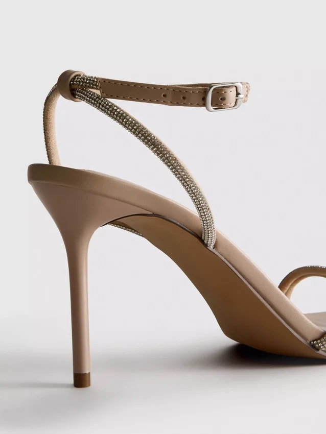 Strappy heeled sandals