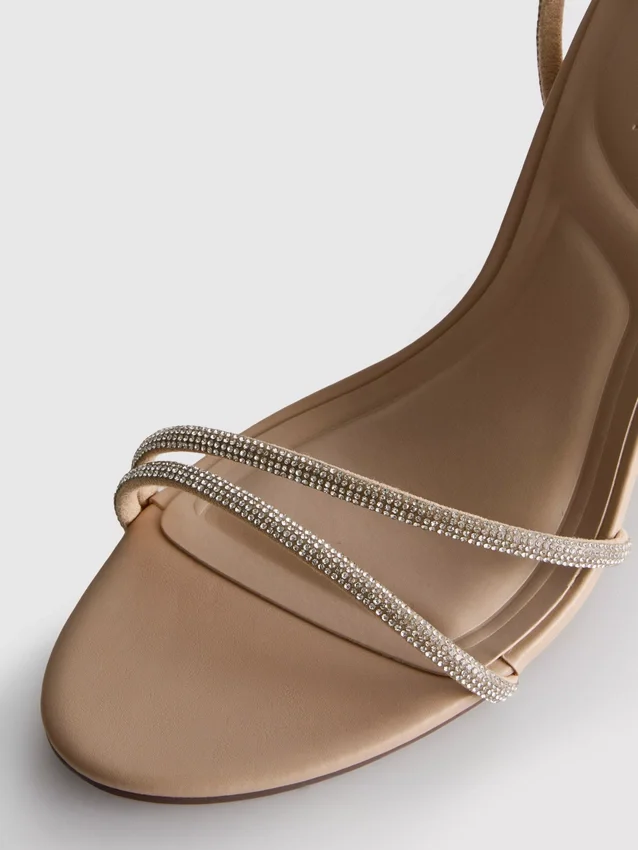Strappy heeled sandals