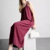 Strappy midi dress