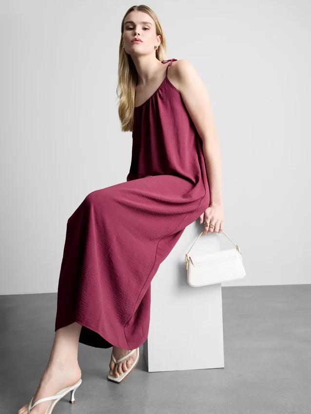 Strappy midi dress
