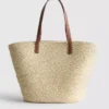 Straw bucket bag