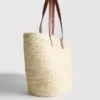 Straw bucket bag