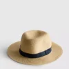 Straw panama hat
