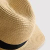 Straw panama hat