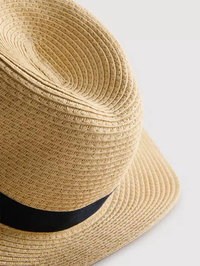 Straw panama hat