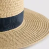 Straw panama hat