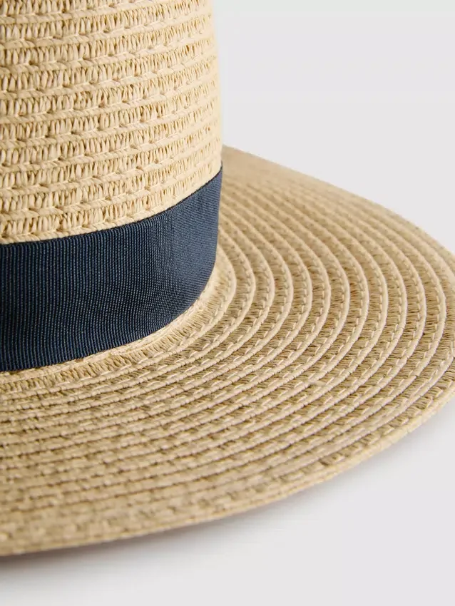 Straw panama hat