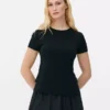 Stretch crew neck t-shirt