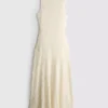 Stretch lace maxi dress