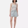 Stretch scoop neck tank