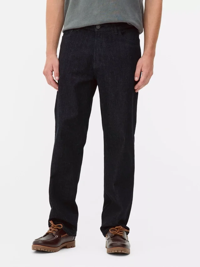 Stretch straight leg jeans