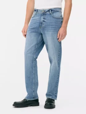Stretch straight leg jeans