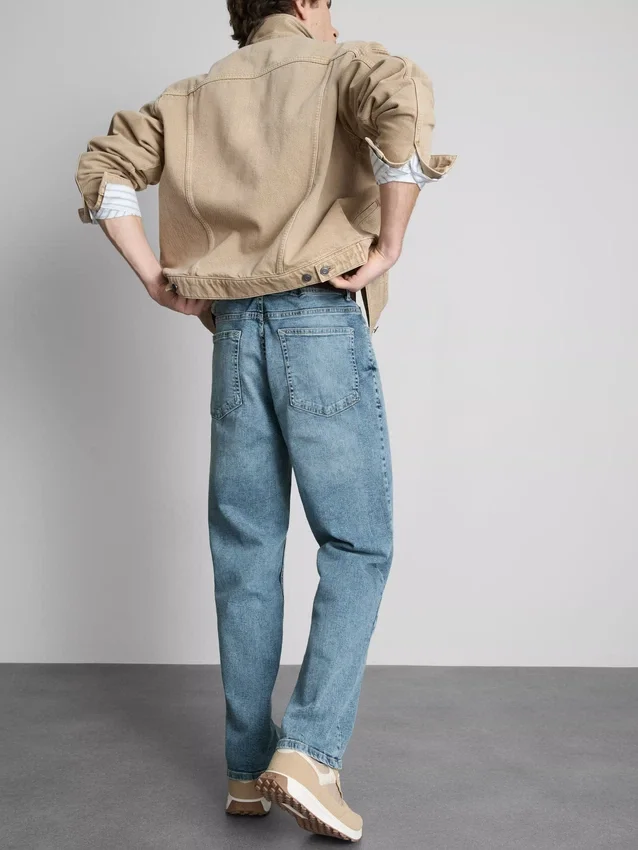 Stretch straight leg jeans