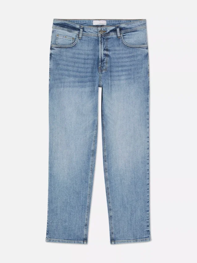 Stretch straight leg jeans