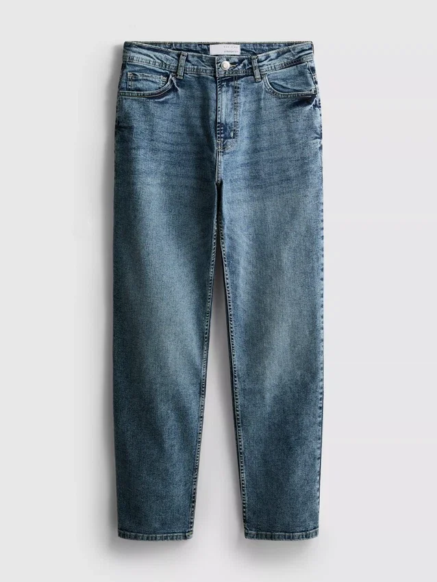 Stretch straight leg jeans