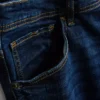 Stretch straight leg jeans